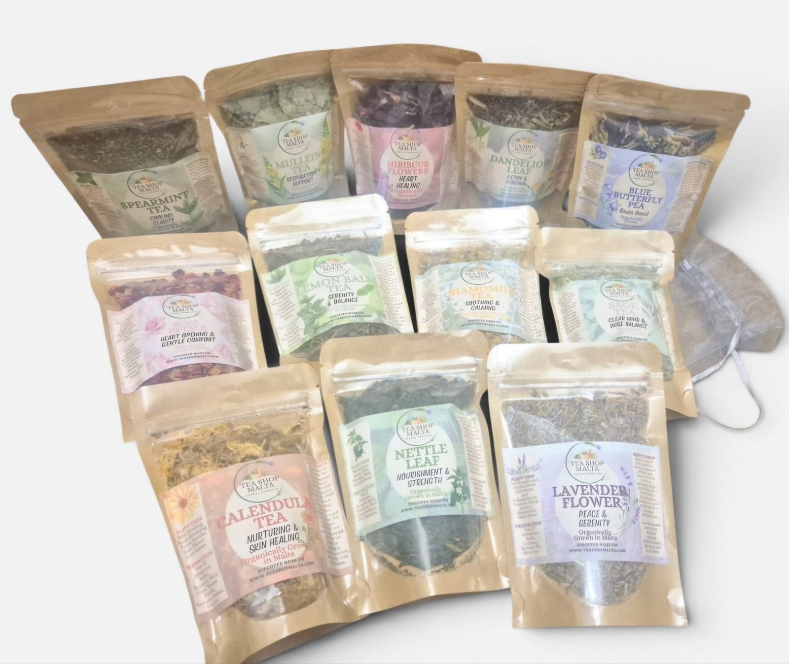 Herbal Tea Discovery Collection - 12 Healing Herbs